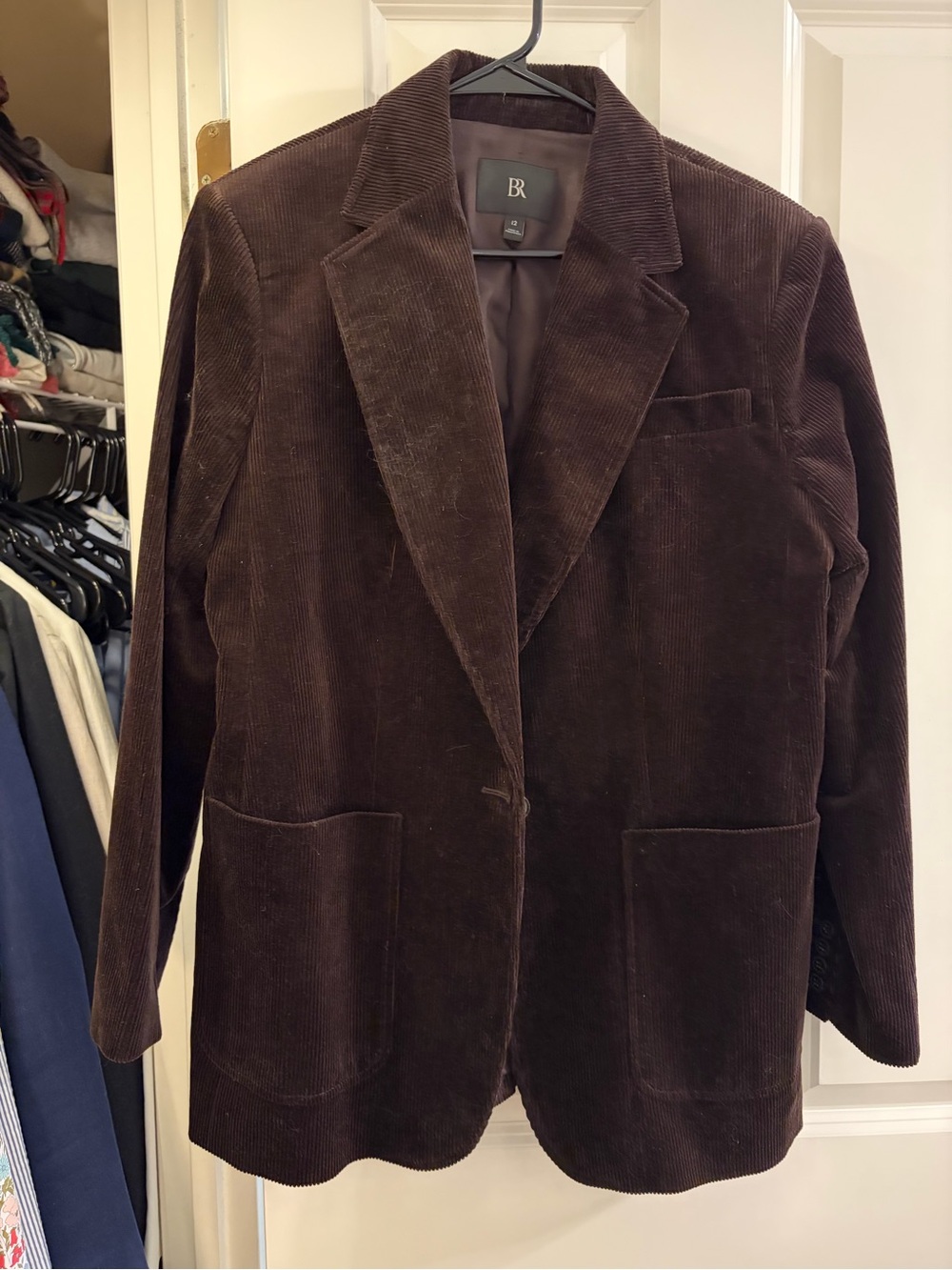 Banana Republic Dark Brown Corduroy Blazer Jacket